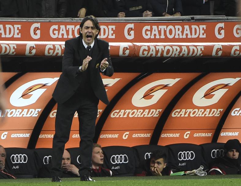 Il Milan è sotto, Inzaghi prova a scuoterlo. Afp